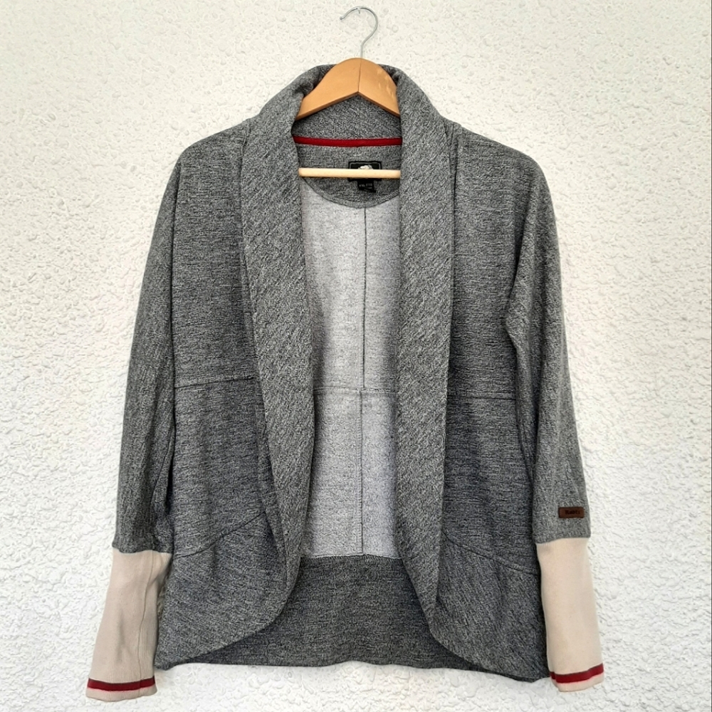 ROOTS KIDS Gray Heathered Open Faced Cardigan XXL 13-14 Yrs
